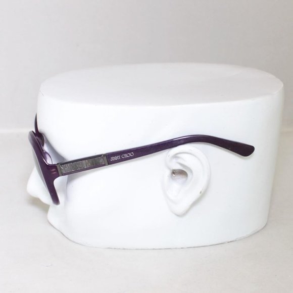 JIMMY CHOO Purple Monique Oval Sunglasses #1371 main image 4